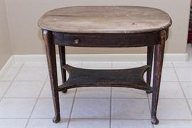 Antique Walnut Table From the 1880's:  $195.00  