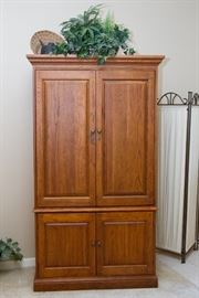 Entertainment Center.  Hooker Furniture Co.  79.5"h x 41.5"w x 22.5"d:  $195.00 (1 complete piece)