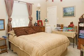 The Cowgirl Room!   SOLD:  Microfiber Comforter and 2 Matching Pillows:   Brown Fringe Pillows.  3 available:  $12.00 ea.  SOLD: Drapes:    BED FRAME SOLD