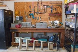 Tools, Craftsman Tool Boxes, Cross Cut Saw, Drills...Everything You Need For The Weekend!