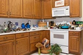This Kitchen Is Bountiful!  Items In The Drawers and Cupboards As Well!