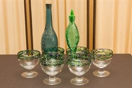 Mexican Margarita Glasses.  Set of 6:  $39.00