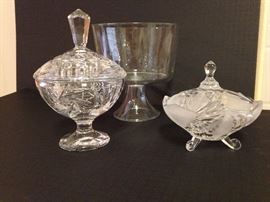  Available:  Footed Candy Dish w/ Lid:  $22.50 