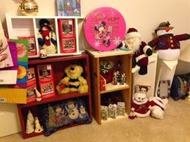 Decorative White Wall shelves:  $12.00  Hand Crafted Pine and White shelf:  $7.50  Red Shelf:  $18.00  Featured Items: $2.25-$12.00