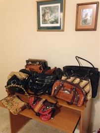 Purses:  $12.00 ea.  Portable Work Desk:  $22.50  