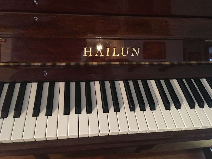 Hailun..like brand new upright piano.