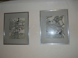 Richard Taylor 1968 Pen & ink