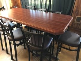 Lounge Type High Table and Stools