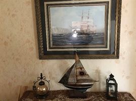 Metal Sculpture and Print