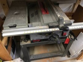 Ryobi BT3000 Table Saw with Attachments