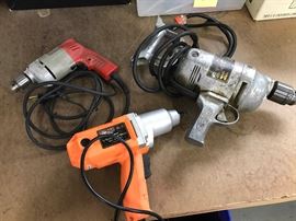 Electric Drills and Wrench