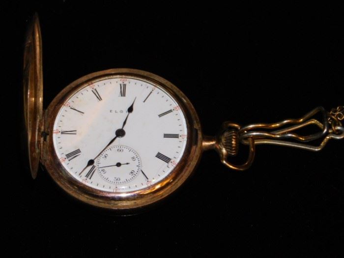 Late 1800's Gold plated pocket watch