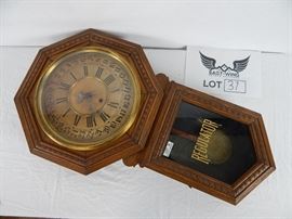 E.N. Welch Calendar Wall Clock