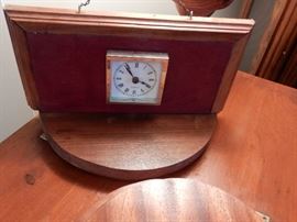 CLOCK IN WOODEN CASE