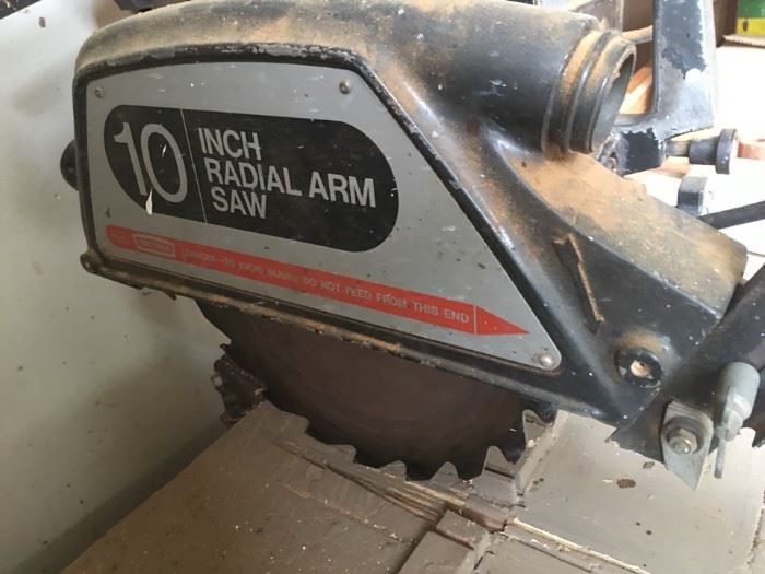 10" RADIAL ARM SAW 2ND PICTURE