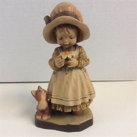 Anri Sarah Kay Carved Wood Figurine