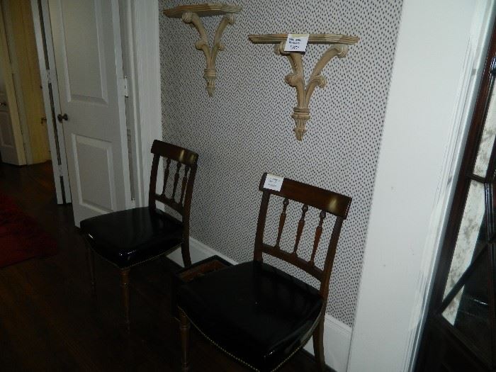 Pair of decorative chairs
