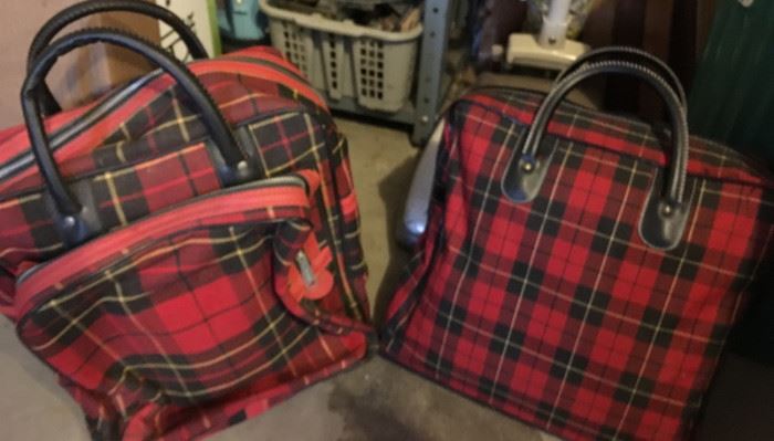 vintage plaid picnic