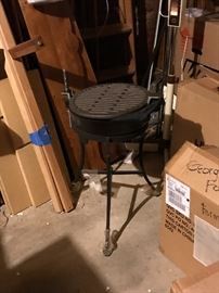 portable veranda charcoal grill