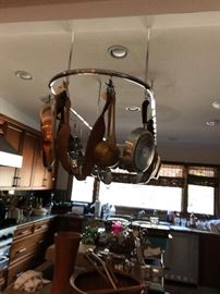 Copper pans - as well as Revere