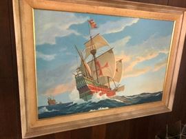 Mathers painting - one of several - Disney Artist I believe