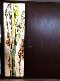 Not currently for sale - but a gorgeous James Hubbel Entrance Window - House will soon be for sale - please see Catherine for information. Bids can be placed on the panel if the New Owner does not want it.