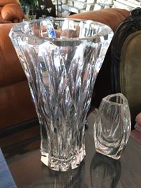 Massive Baccarat Vase - plus many smaller