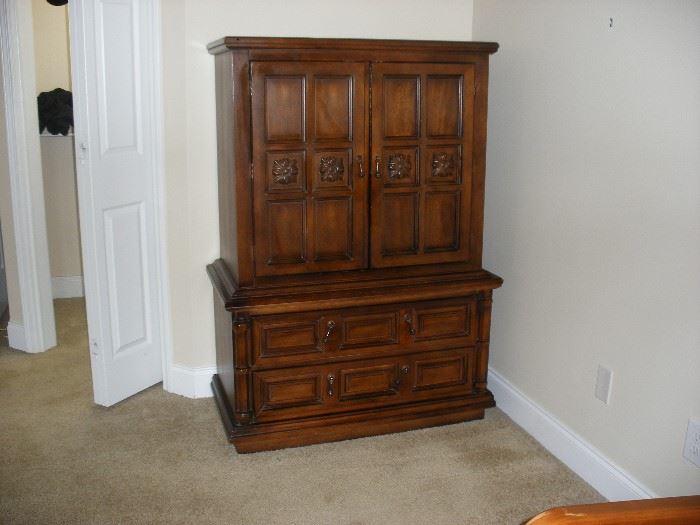 Clothing armoire.  Would be great painted!