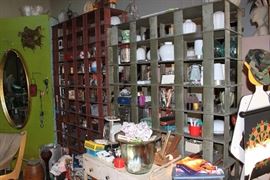 INDUSTRIAL SHELVING FROM AUSTRIA (2); 51 X 91"AND51 X 80" 