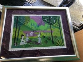 signed litho by Shag