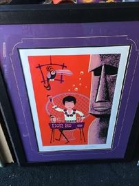 Signed by Don Ho and Shag