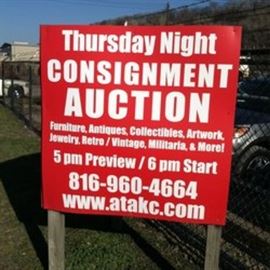 auction sign