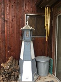 Decorative outdoor lighthouse