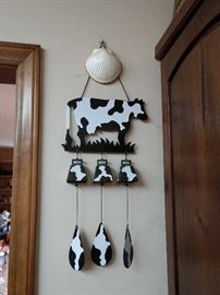 Cow wind chimes
