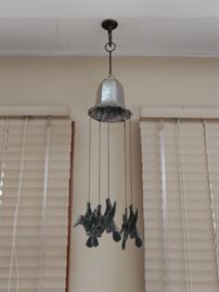 Pewter wind chimes