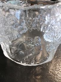 Decorative crystal bowl