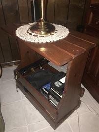 Hand crafted end table