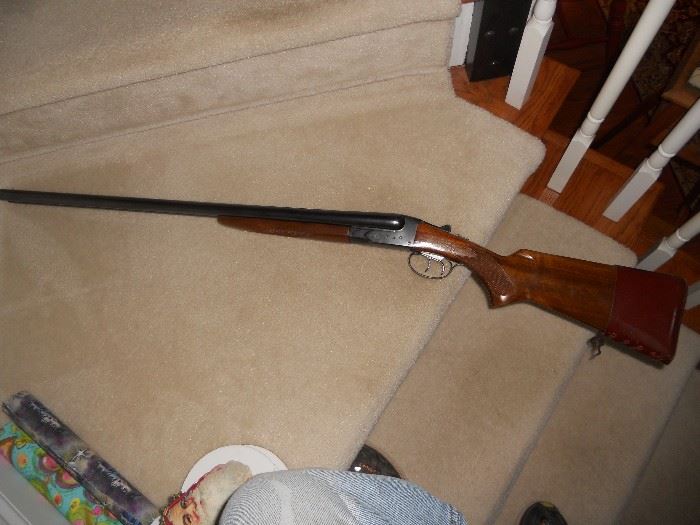 Double barrel 12 gauge shotgun-Fox Savage Arms, Model B, Utica, NY