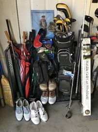 Golf clubs and equipment