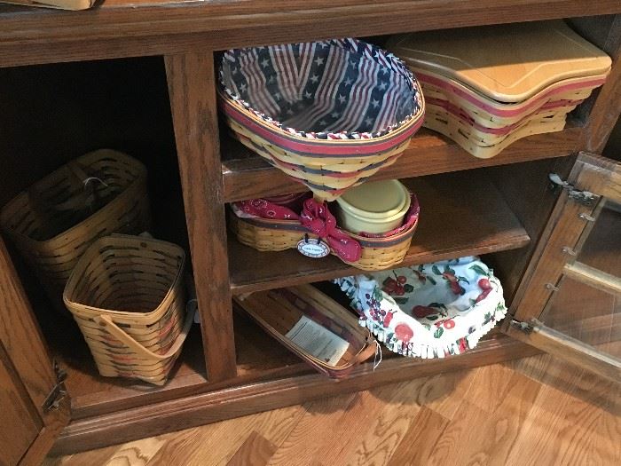 Some of the Longaberger baskets