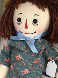 Limited Edit. 75th Anniversary Raggedy Ann doll