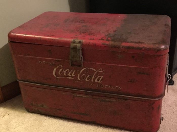Vintage Coca-Cola ice chest