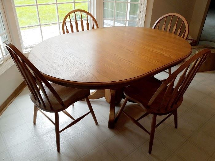 Kitchen table and four chairs
