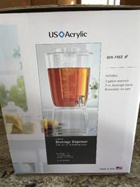 Acrylic Beverage dispenser