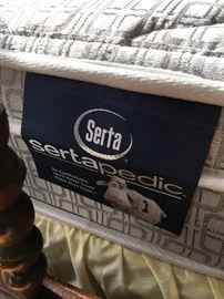 Serta Mattress label