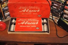 If a storm knocks out power, your children can complete math homework with this Abacus!