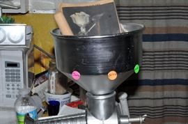 "Squeezo" Strainer. Includes how to instructions -         The All Year 'Round  Squeezo Book. Use your Squeezo 365 days a year!