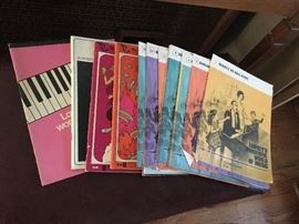 Starter music books for Lowrey organ