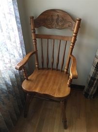 oak farm chair