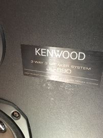 Vintage Kenwood JL-890 3 way speakers
